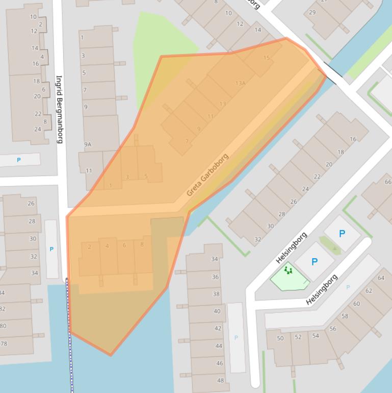 Kaart van postcodegebied 3124TC.