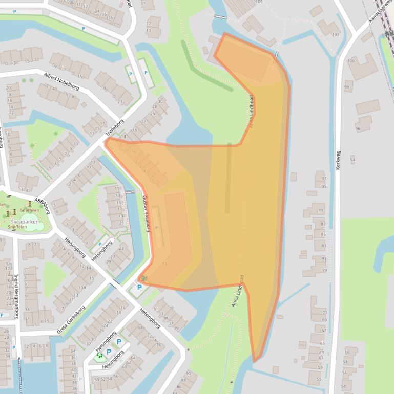 Kaart van postcodegebied 3124TH.