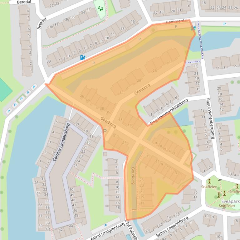 Kaart van postcodegebied 3124TK.
