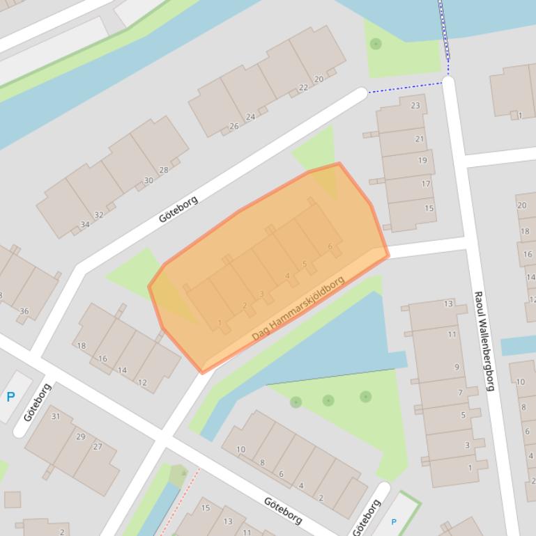 Kaart van postcodegebied 3124TL.