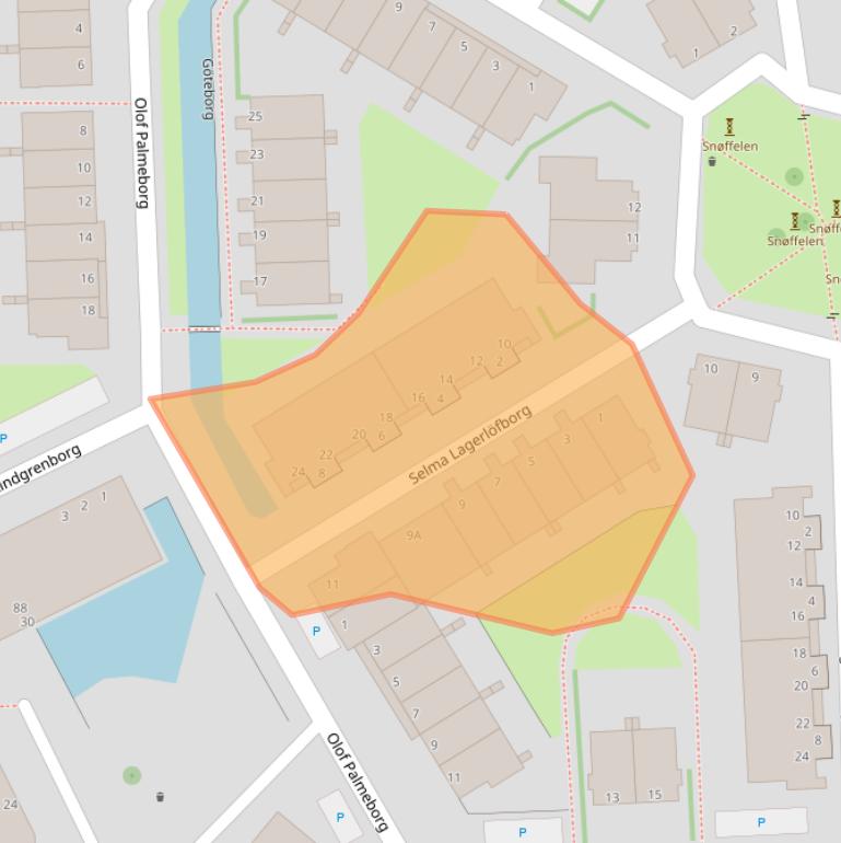 Kaart van postcodegebied 3124TM.