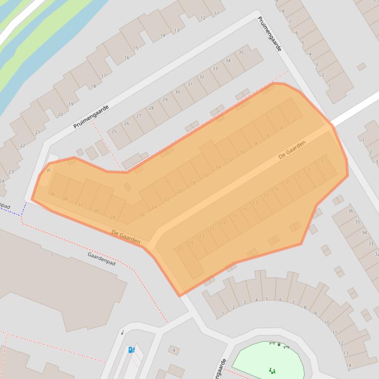 Kaart van postcodegebied 3124WH.