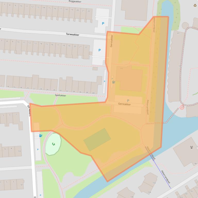 Kaart van postcodegebied 3124XC.