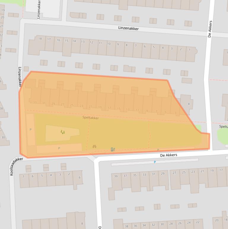 Kaart van postcodegebied 3124XJ.