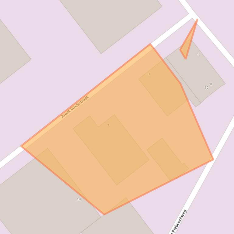 Kaart van postcodegebied 3125AA.