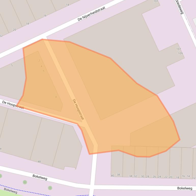 Kaart van postcodegebied 3125AH.