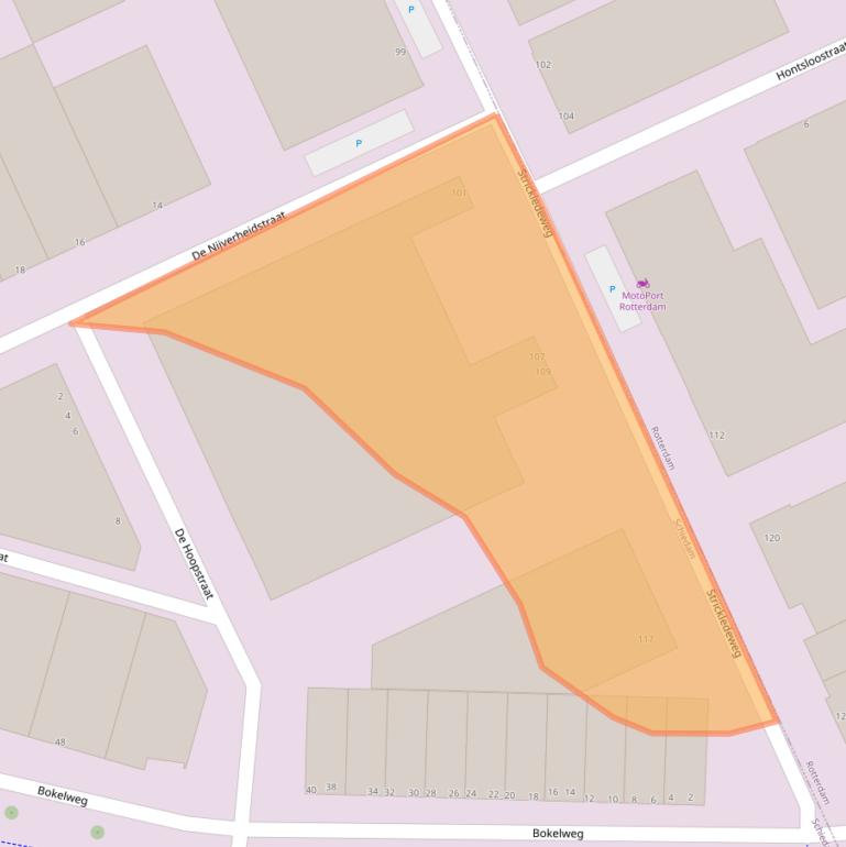 Kaart van postcodegebied 3125AV.