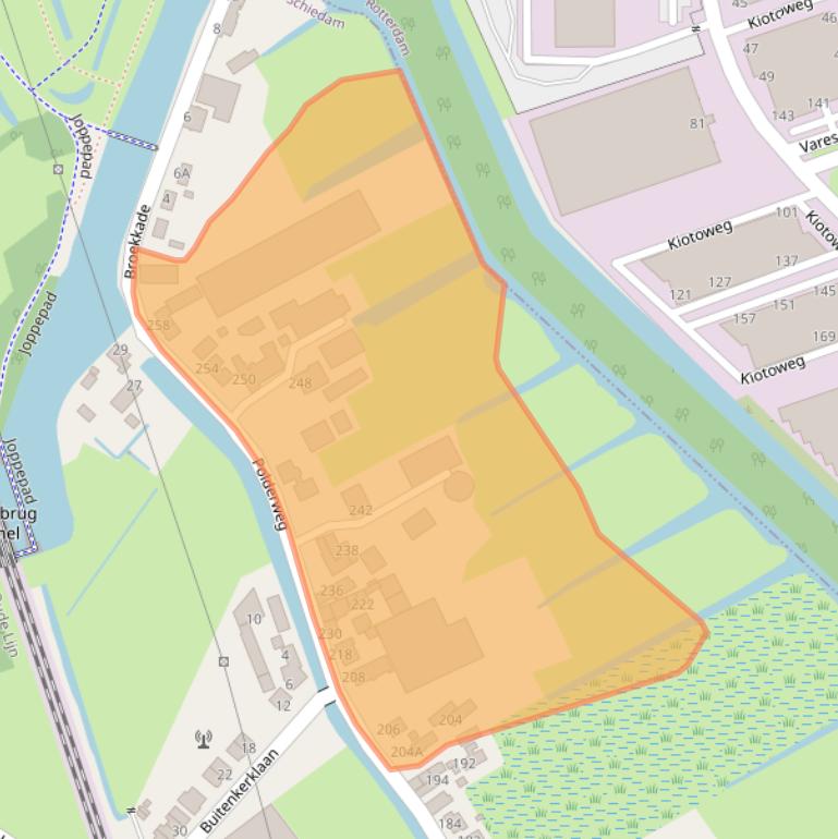 Kaart van postcodegebied 3125KH.