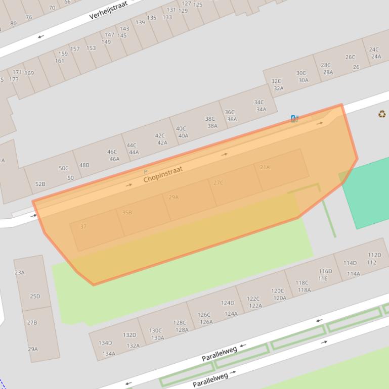 Kaart van postcodegebied 3131DB.