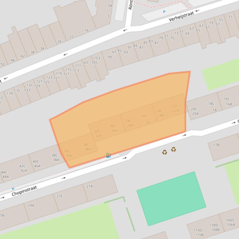 Kaart van postcodegebied 3131DD.