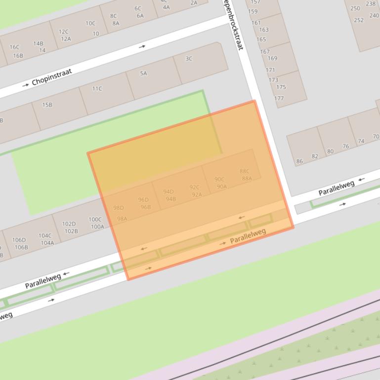 Kaart van postcodegebied 3131DJ.