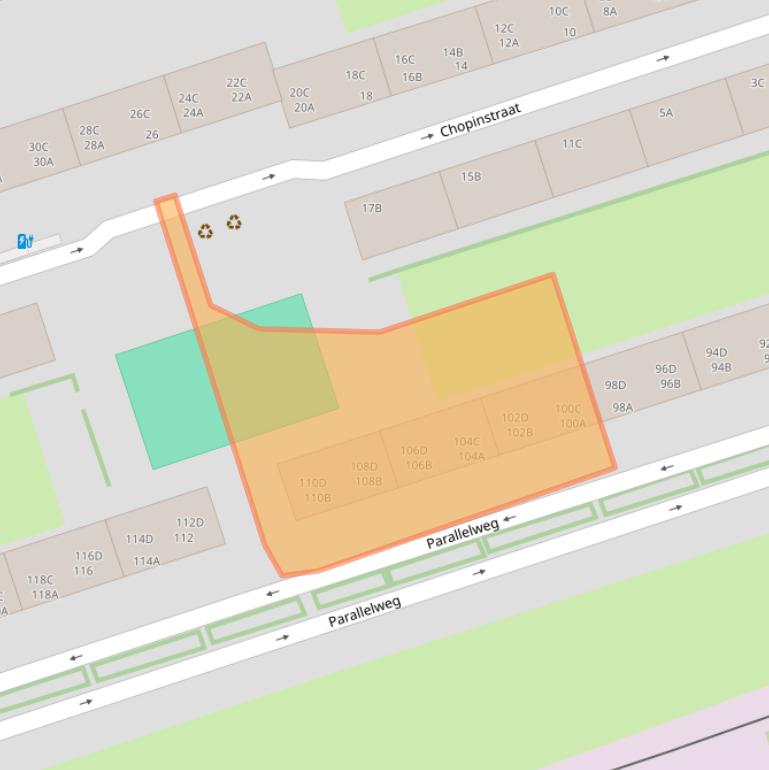 Kaart van postcodegebied 3131DK.