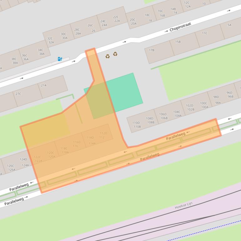 Kaart van postcodegebied 3131DL.