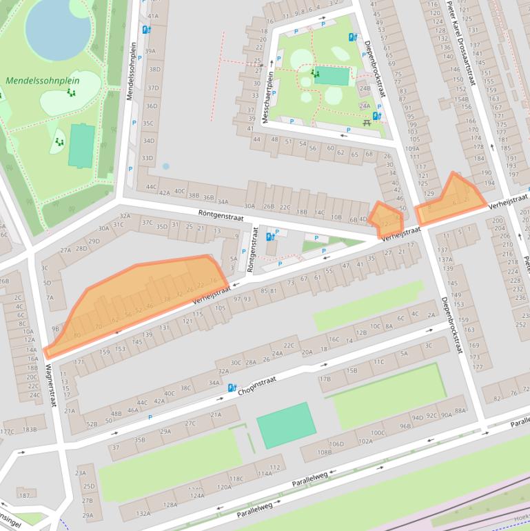 Kaart van postcodegebied 3131DV.
