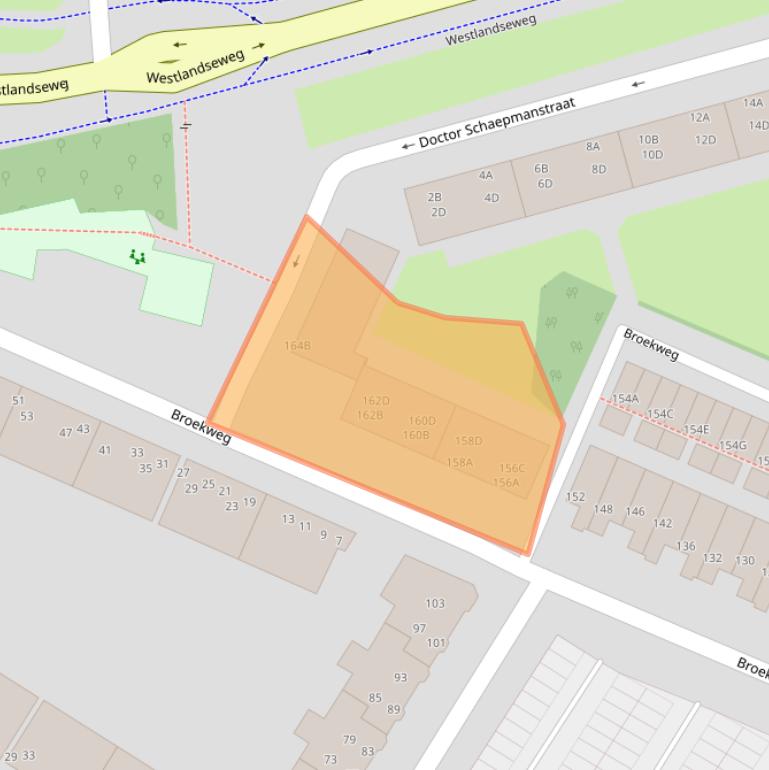 Kaart van postcodegebied 3131HH.