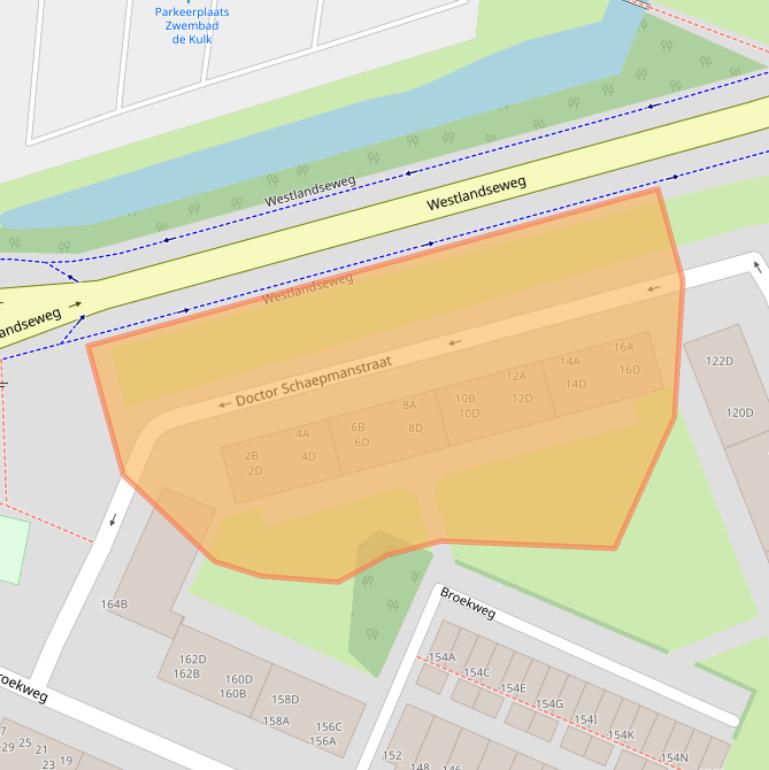 Kaart van postcodegebied 3131HN.