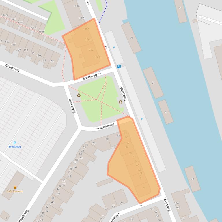 Kaart van postcodegebied 3131HV.