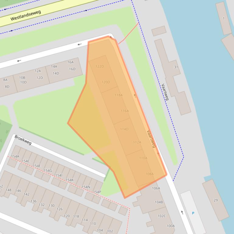 Kaart van postcodegebied 3131HW.
