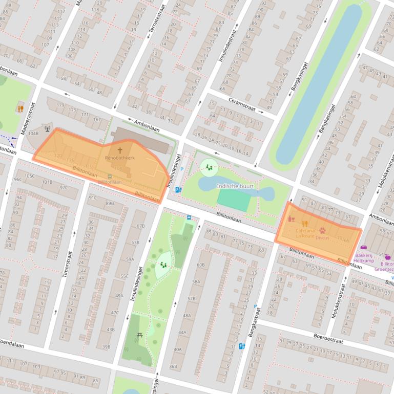 Kaart van postcodegebied 3131LL.