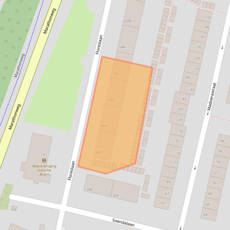 Kaart van postcodegebied 3131NB.