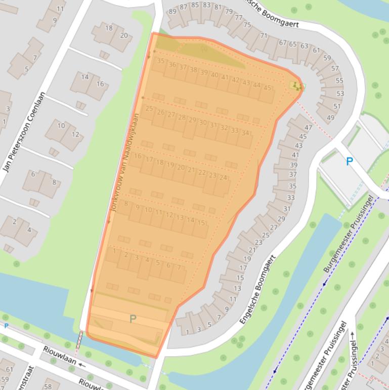 Kaart van postcodegebied 3131NP.