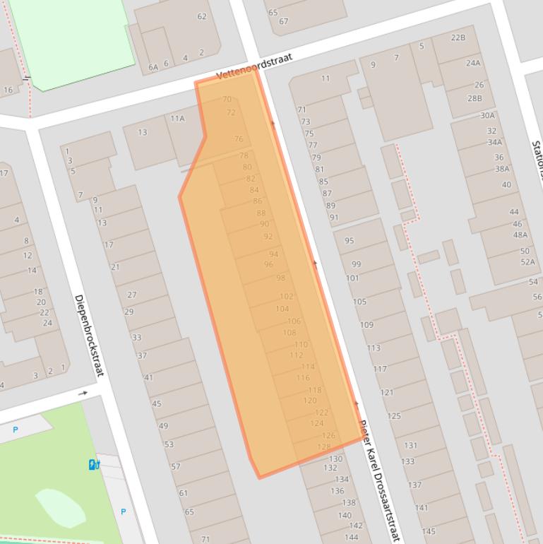 Kaart van postcodegebied 3131PG.