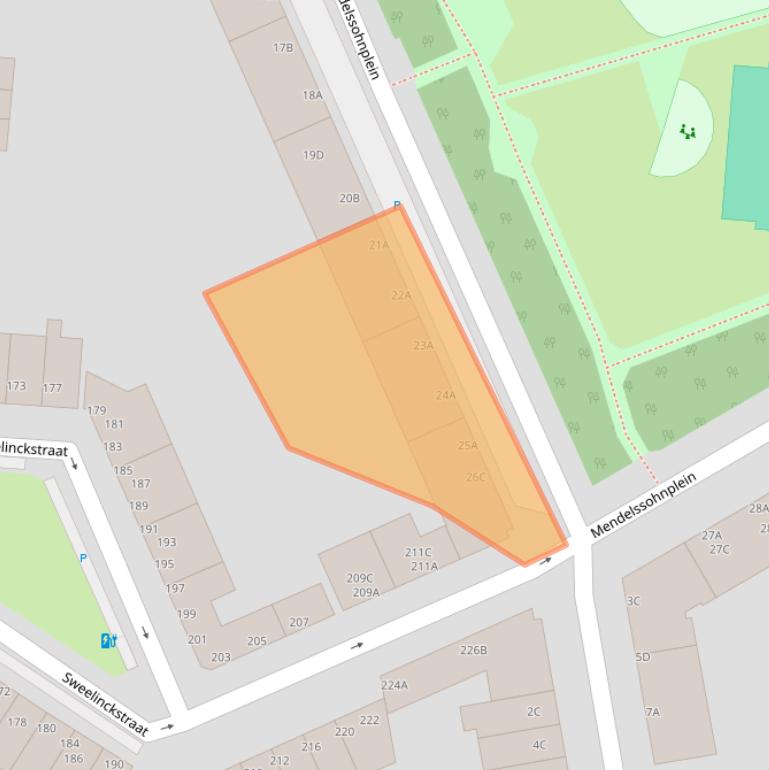 Kaart van postcodegebied 3131RG.