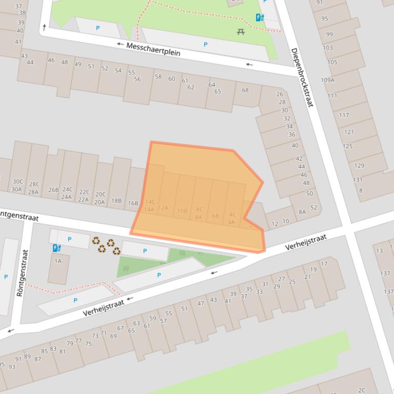 Kaart van postcodegebied 3131RM.