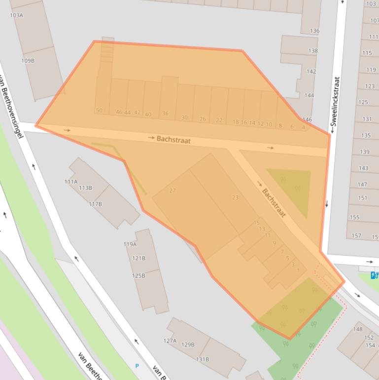 Kaart van postcodegebied 3131SB.