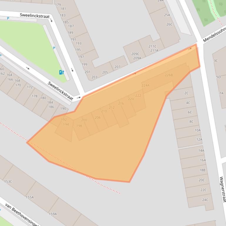 Kaart van postcodegebied 3131SV.