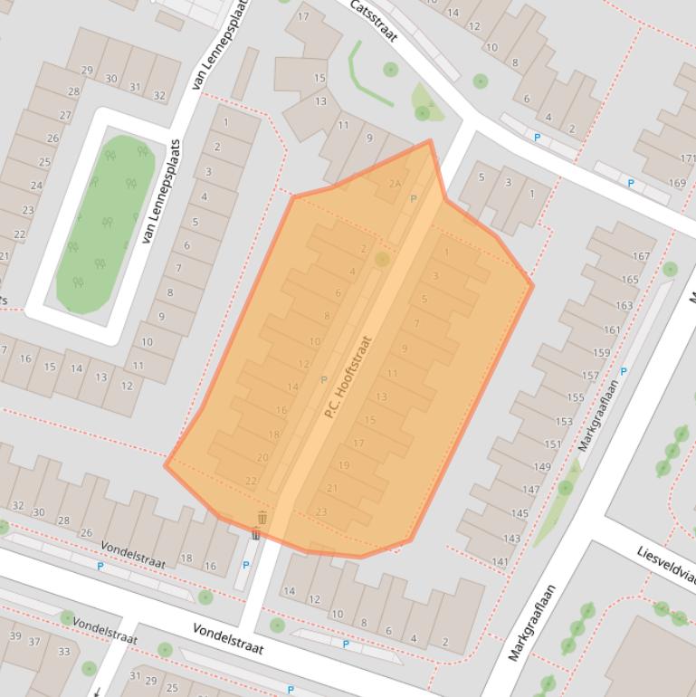 Kaart van postcodegebied 3131WS.