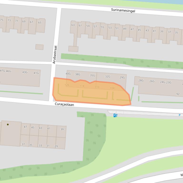 Kaart van postcodegebied 3131XE.