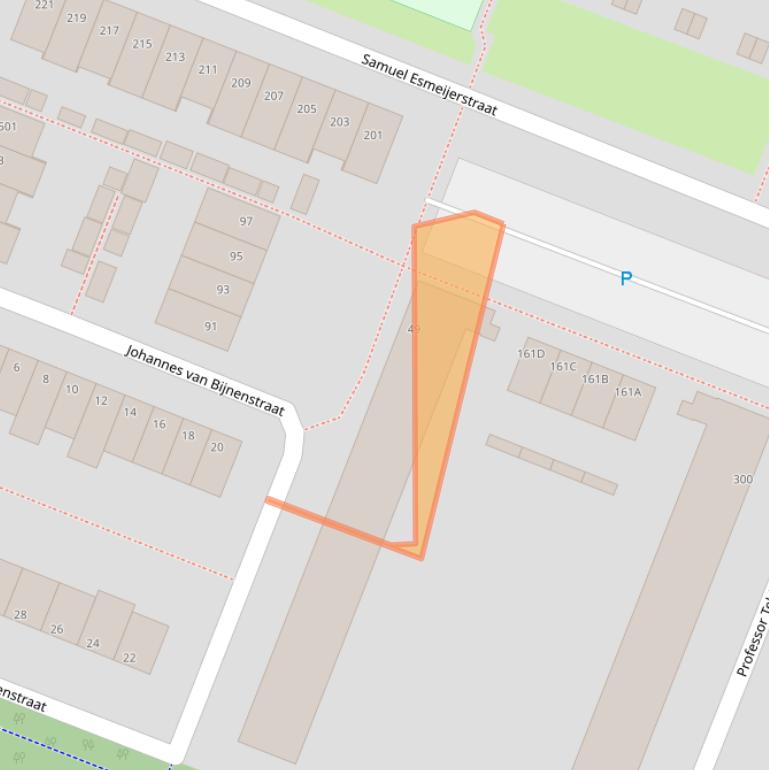 Kaart van postcodegebied 3132AC.