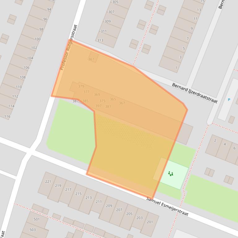Kaart van postcodegebied 3132BR.