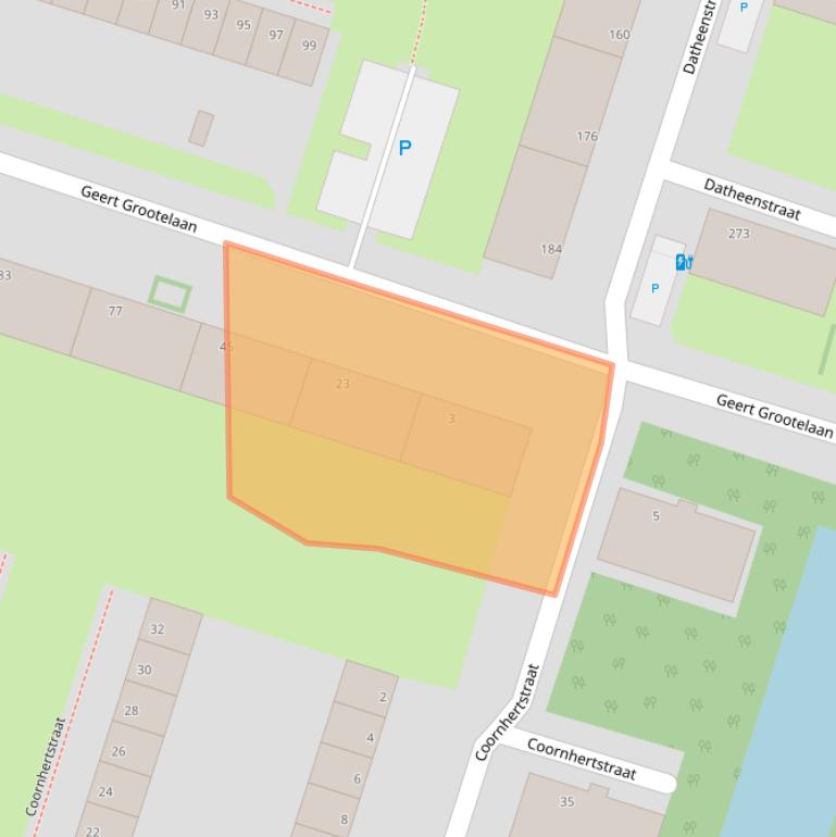 Kaart van postcodegebied 3132CA.