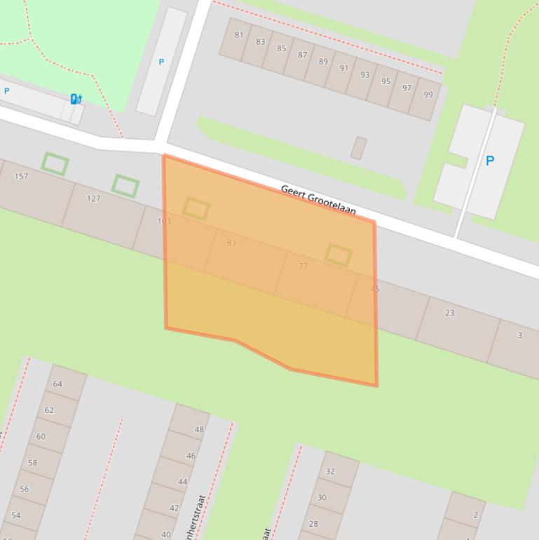 Kaart van postcodegebied 3132CB.