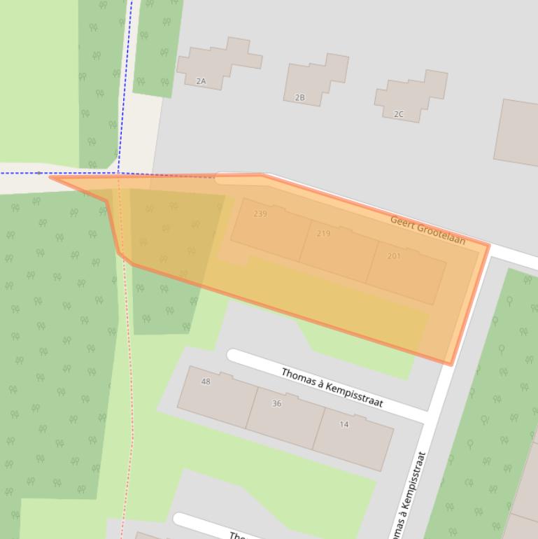 Kaart van postcodegebied 3132CD.