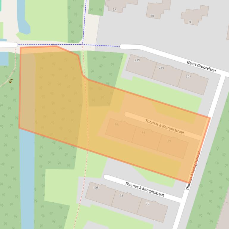 Kaart van postcodegebied 3132CH.
