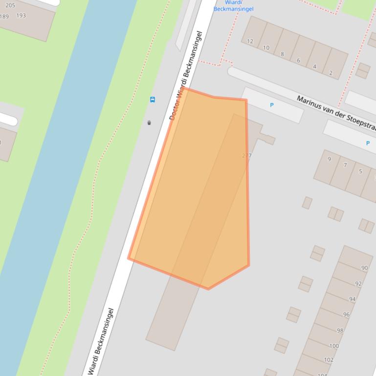 Kaart van postcodegebied 3132CT.