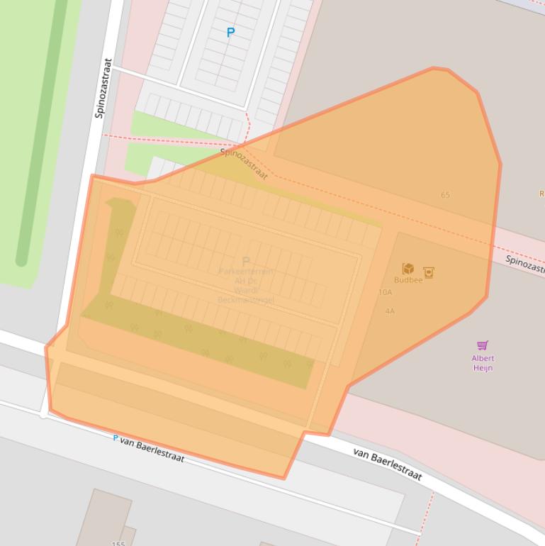 Kaart van postcodegebied 3132CZ.