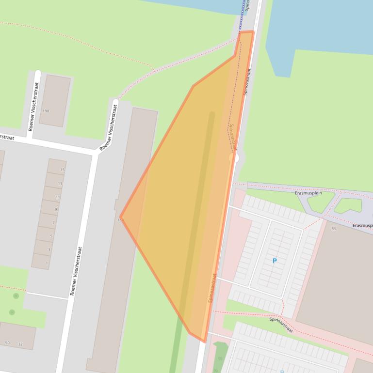 Kaart van postcodegebied 3132ET.