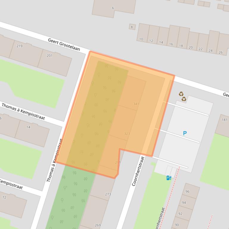 Kaart van postcodegebied 3132GH.