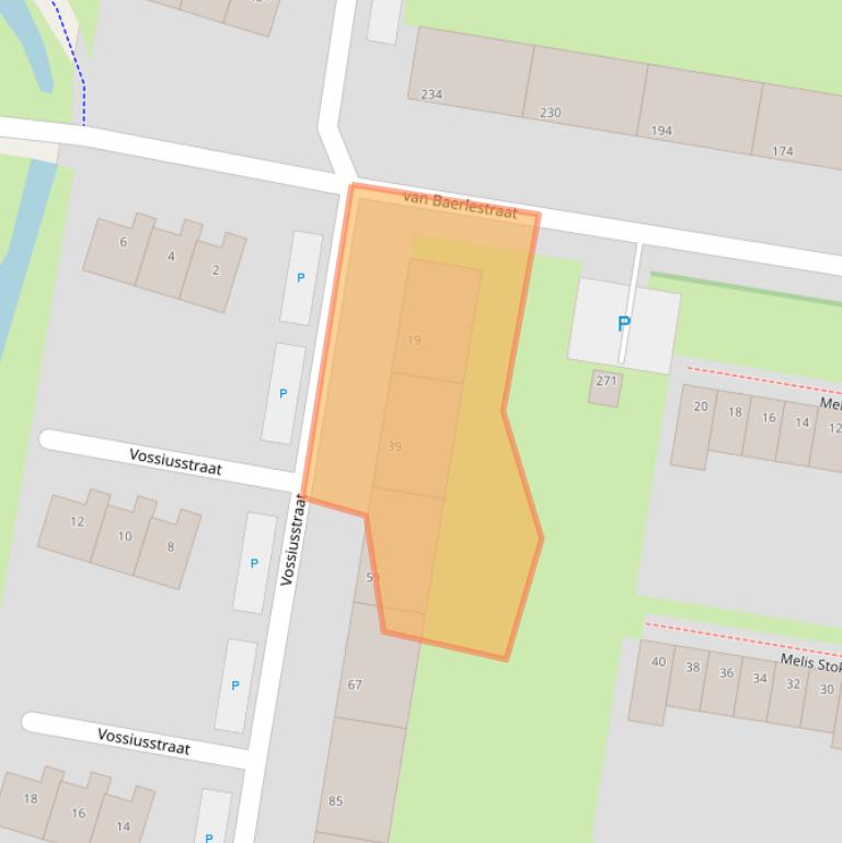 Kaart van postcodegebied 3132GL.