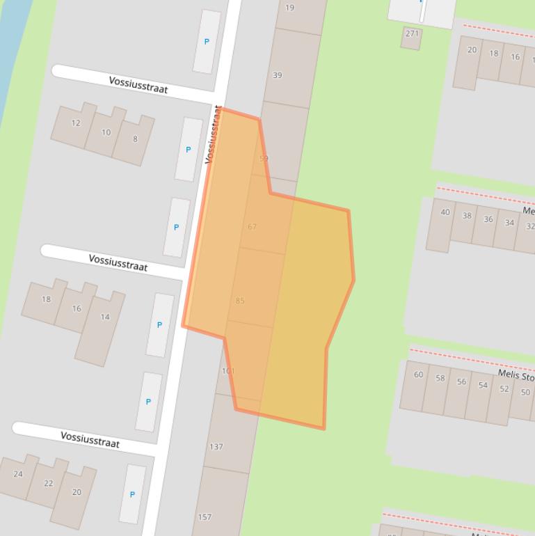 Kaart van postcodegebied 3132GM.
