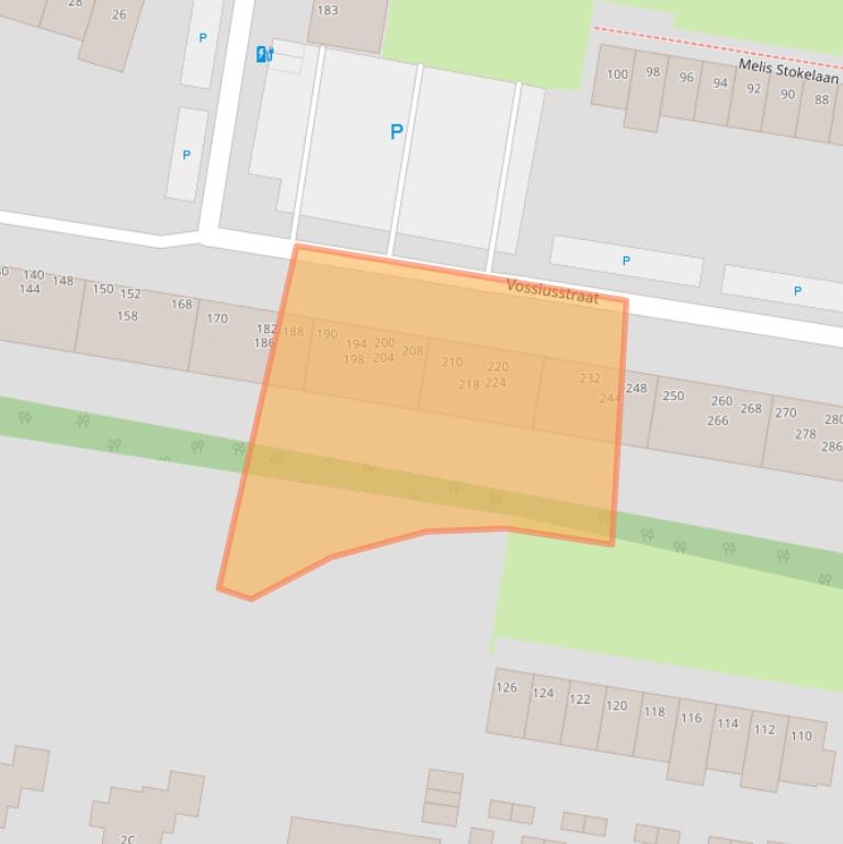 Kaart van postcodegebied 3132GS.