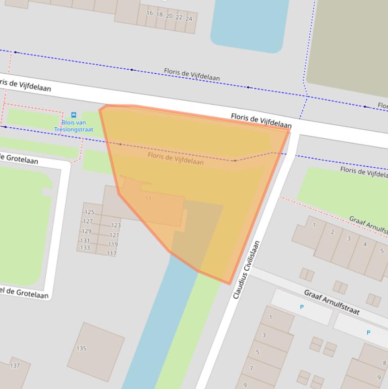 Kaart van postcodegebied 3132HK.