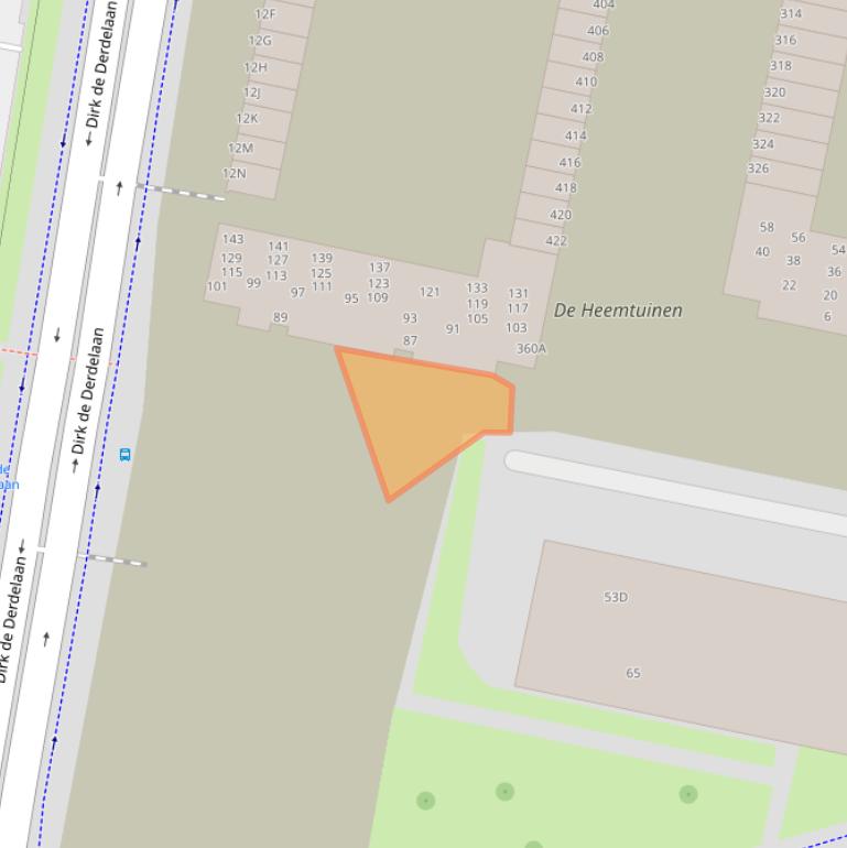 Kaart van postcodegebied 3132JH.