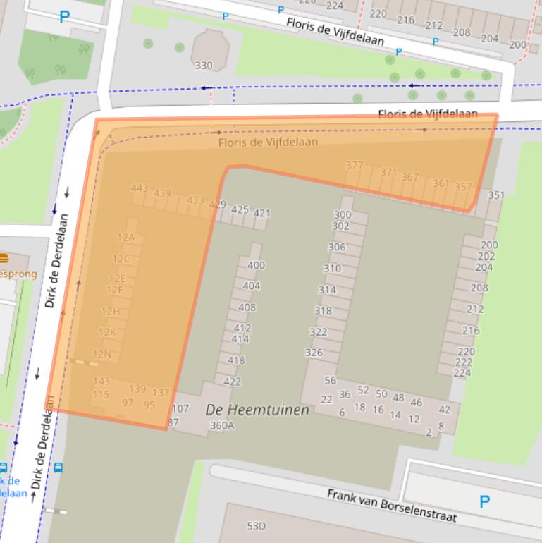 Kaart van postcodegebied 3132JM.