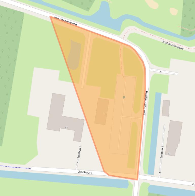 Kaart van postcodegebied 3132KC.