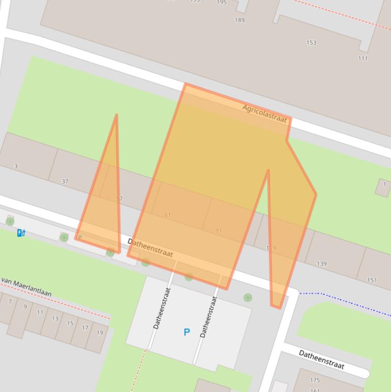 Kaart van postcodegebied 3132PC.